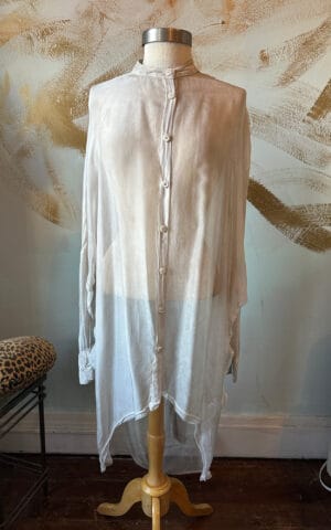 Sanctmuerte Silk Asymmetrical Tunic