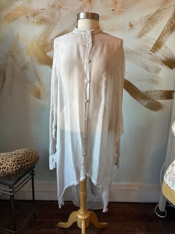 Sanctmuerte Silk Asymmetrical Tunic