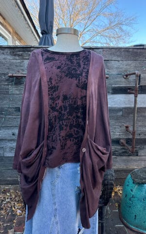 Studio B3 Hand Dyed Mock Sweater