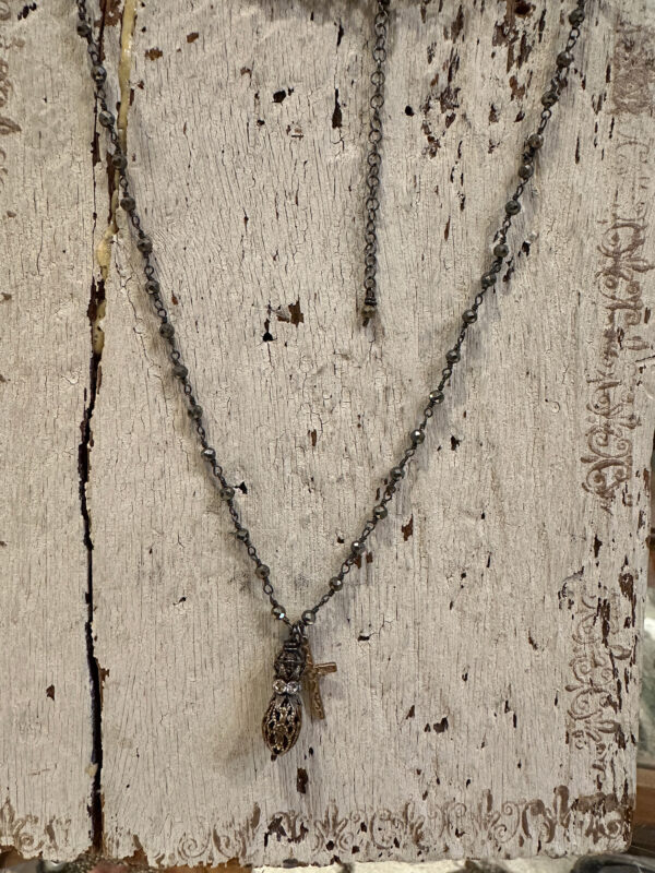 Vintage Pyrite Necklace